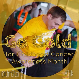 September is Childhood Cancer Awareness month. Regram and Join us in going #Gold #ForTheKids!